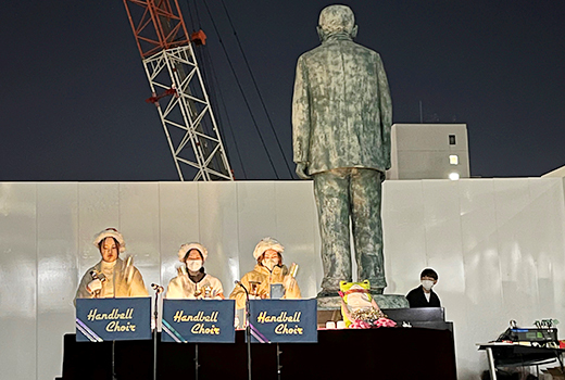 七夕祭、ハロウィーンイベントに次いで、ウィンターイルミネーション点灯式が行われました!2